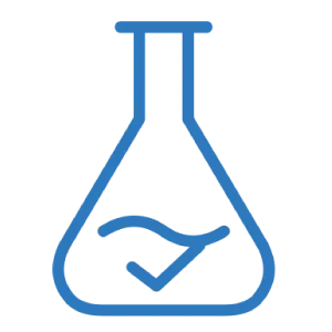 Quality Testing Blue